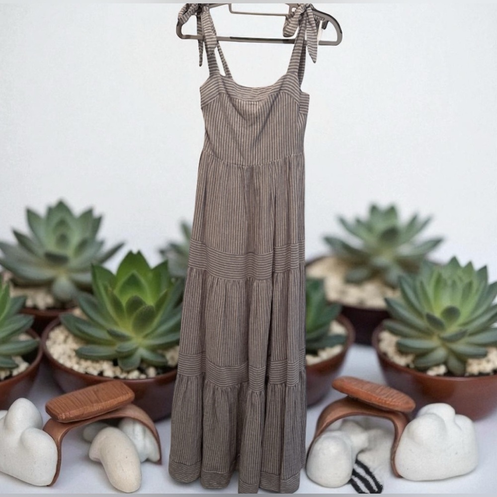 Lulu's Striped Maxi Dress